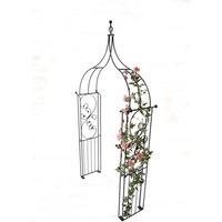 Poppyforge Imperial Ogee Arch (Including Ground Spikes) BM/RtR - Steel in Black