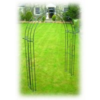 Poppyforge Flower Traditional Arch (Including Ground Spikes) - Steel - BM/RtR in Dark Green