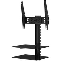 AVF All-in-One Tilt & Turn TV Wall Mount With AV Shelving for TVs Up To 47" in Black