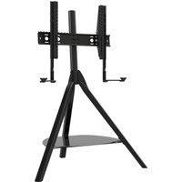 AVF Hoxton Sound Tripod TV + Soundbar Stand, for TVs 32-70" in Black