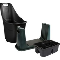 Charles Bentley Strata/Ward Garden Tidy Bundle- Set of 3 Trolley, Kneeler, Caddy