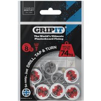 18mm Plasterboard Fixing 8 Pack Stud Wall Anchor Max