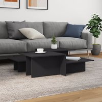 Berkfield Home Coffee Tables 2 pcs Grey Engineered Wood