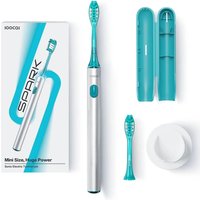 netfurniture Soocas Spark Silver Sonic Toothbrush with the Size of a Manual Toothbrush