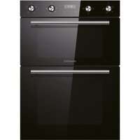 Statesman Built-In Electric Multifunctional Double Oven in Black