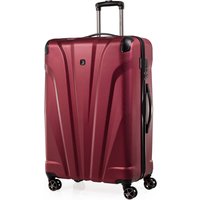 Gino Ferrari Quasar Ultra Strong Suitcases Hold & Cabin Lightweight Luggage in Burgundy | Size: Medium