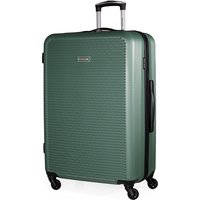 Pierre Cardin Hard Shell Suitcases - 4 Wheel Travel Luggage (Small, Medium & Large) in Khaki | Size: Small