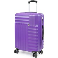 Pierre Cardin Soleil 26" Wheeled Hard Sided Family Suitcase TSA Luggage Locks Purple | Size: Medium