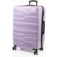 Pierre Cardin Provence Lightweight Luggage 8 Wheels TSA Locks Hardshell Suitcase in Purple | Size: Small