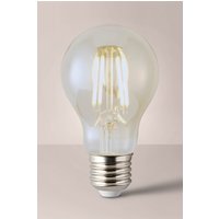 ValueLights E27 Pack of 3 4W Amber Filament Standard Warm White LED Bulbs in Orange