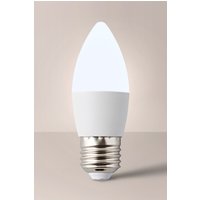 ValueLights E27 Pack of 2 4W Candle Cool White LED Bulbs