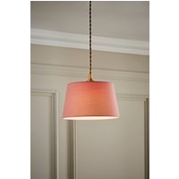 ValueLights Aspen Blush Pink Tapered Easy Fit Pendant Lamp Shade in Pale Pink | Size: Large
