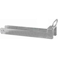 Burbage Iron Craft Evington Farm/Field Style 5 Bar Gate Throw-Over Latch - Galvanised in Silver