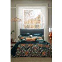Morris & Co 'Honeysuckle & Tulip' Duvet Cover in Teal | Size: Single