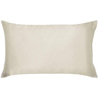 Morris & Co Silk' Standard Pillowcase in Ivory | Size: Standard Pillow Case