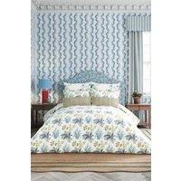 Sanderson 'Enys Garden' Cotton Sateen Duvet Cover Set in Indigo | Size: King