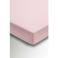Helena Springfield 'Plain Dye' Polycotton Fitted Sheet in Baby Pink | Size: Small Double Fitted