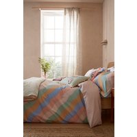 Signature Stripe Cotton Duvet Cover Set Single