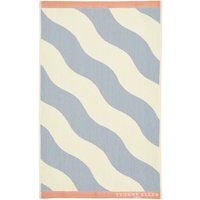 Signature Stripe Cotton Towel Blue