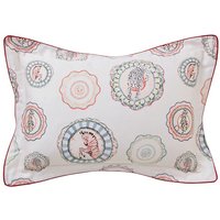 Vintage Plates Cotton Oxford Pillowcase Pair