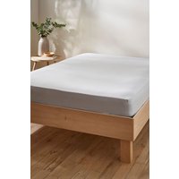 Martex Touch of Linen Fitted Sheet in Pale Blue | Size: King Fitted