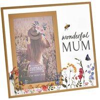 The Cottage Garden Women's Mother's Day Glass Frame 4 x 6 "Mum"
