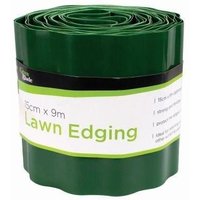 Flexible Plastic Lawn Edging 15cm x 9m