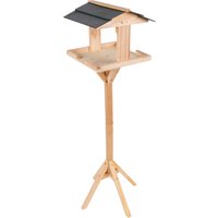 Wooden Bird Table Garden Bird House Free Standing Wild Bird Feeder