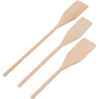 3pc Wooden Kitchen Spatula Set 3 Sizes