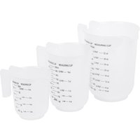 3pc Plastic Measuring Jug Set