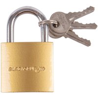 Iron Hardened Shackle Padlock 3cm Brass
