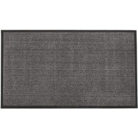 JVL Heavy Duty Barrier Anti-slip Door Mat, 80x120cm, Grey/Black in Dark Grey | Size: 80 cm x 120 cm