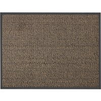 JVL Heavy Duty Commodore Barrier Door Mat, 60x80cm, Brown/Black in Brown | Size: 60 cm x 80 cm