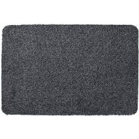 JVL Tanami Machine Washable Barrier Doormat 50x75cm Charcoal | Size: 50 cm x 75 cm