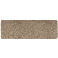 JVL Tanami Machine Washable Barrier Runner Doormat 50x150cm Beige | Size: 50 cm x 150 cm