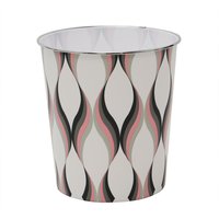 Spiral Plastic Waste Paper Bin Set 2 Pack