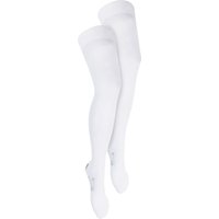 Medalin Men's 2 Pairs Anti-Embolism Thigh High Compression Medical Grade Stockings in White | Size: Small