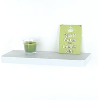 50cm Floating Wall Shelf Rounded Corners Arran Storage Unit