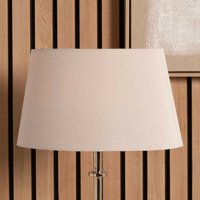 Taupe Oval Poly Silk Tapered Lamp Shade Floor Lamps inches