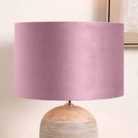 Blush Pink Velvet Cylinder Shade Table Lamps & Floor Lamps inches