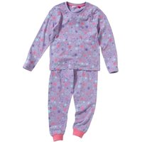 Cozy n Dozy Girl's Girls Star Print Pyjama Set in Lilac | Size: 5-6 Years