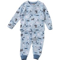 Lullaby Boy's Puppy Dogs Pyjama Set in Light Blue | Size: 6-12 m
