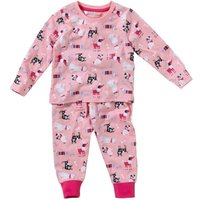 Lullaby Girl's Girls Puppy Dogs Pyjama Set in Pink | Size: 18-24 m