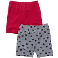 Just Essentials Girl's 2 Pack Jersey Cycling Shorts in Pink | Size: 6-7 Years