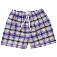 Love to Sleep Women's Check Pyjama Sleep Shorts in Lilac | Size: 10