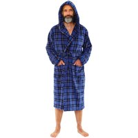 Printed Fleece Dressing Gown Mid