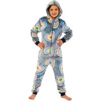 n Rainbow Hearts Fleece Onesie