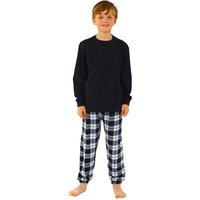 Soft Touch Check Long Pyjama Set