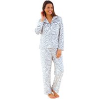 Love to Sleep Women's Luxury Velour Pyjama Set in Light Grey | Size: 8-10