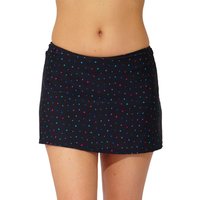Scuba Women's Swim Skirt with Briefs in True Black | Size: 12